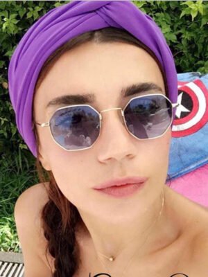 Sunglasses Ocean Piece Polygonal Sunglasses