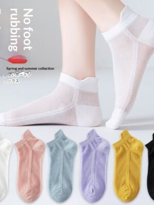 Women's Thin Mesh Ankle Sports Socks