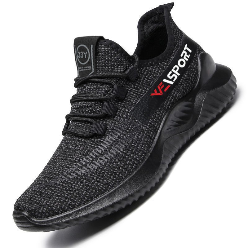 New Flyknit Men's Shoes Korean Style Trendy Casual Shoes Comfortable ā Image 2