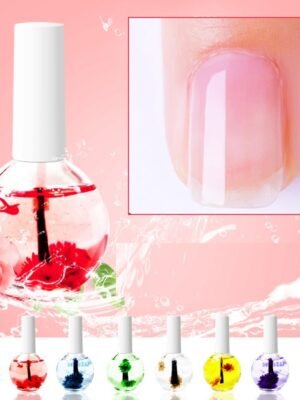 Nail Beauty Dried Flowers Nutrition Nail Treatment Oil Anti-agnail Nail Edge Moisturizing Nail Base Coat Natural Dried Flower Nutrient Solution