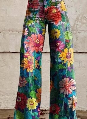 Women's Casual Pants Thin Imitation Jeans