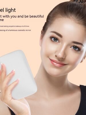 Portable Led Make-up Mirror Luminous Mirror Double-sided With Light Led Make-up Mirror With Light