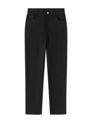 Stretch Denim Slim-fit High-waist Retro Cropped Cigarette Pants