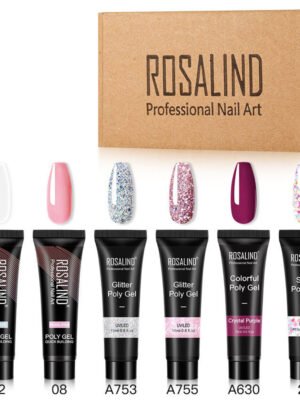 Multi-color mixed nail solid model glue