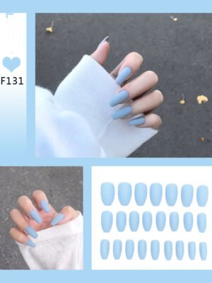 Nail Art Scrub Ballet Fake Nails