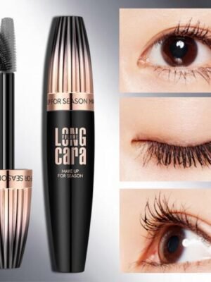Makeup Eyelash Mascara Eye Lashes Makeup 4D Silk Fiber Lash Mascara New Long Curling Black Waterproof Fiber Mascara
