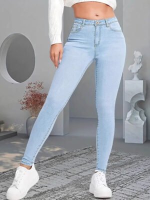 Fashionable Slim-fit Versatile Womens Jeans