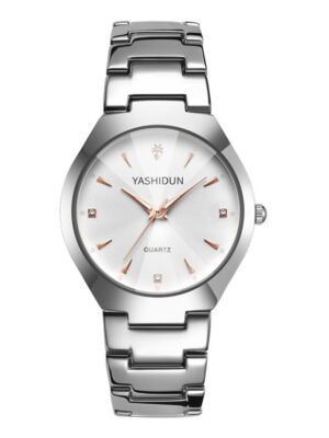 Fashion Casual Style Luminous Steel Band Quartz Watch