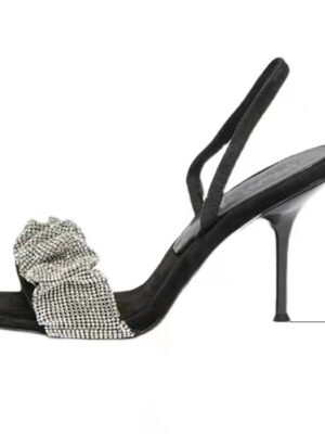 Fairy Slippers With Rhinestone Stiletto Heels