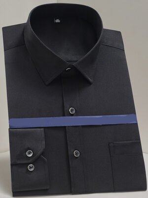 Work Clothes Mercerized Stretch Shirt Men