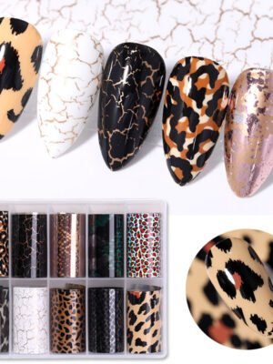 Ins Classic Manicure Nail Sticker Snake Star Set Sticker