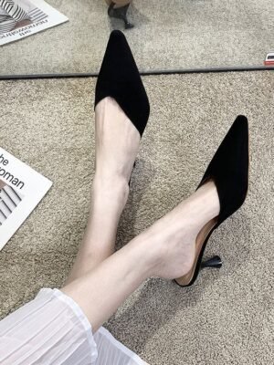 All-match Stiletto Pointed Sandals And Slippers To Wear Fashionable High Heels
