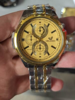 Men's Multi-function Business Three-Eye Quartz Watch
