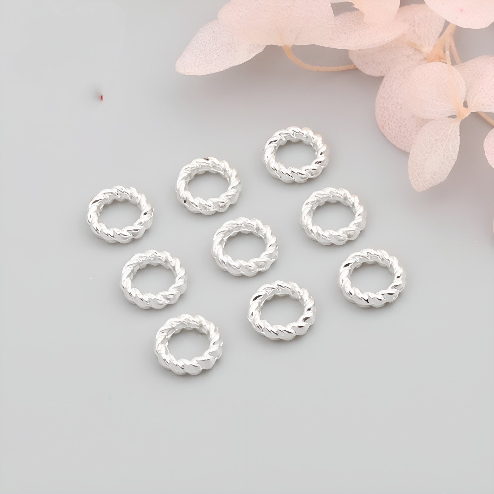 Twist Solid Closed Ring Diy Handmade Ornament Circle Accessories Handmade Special Materials ā Image 7