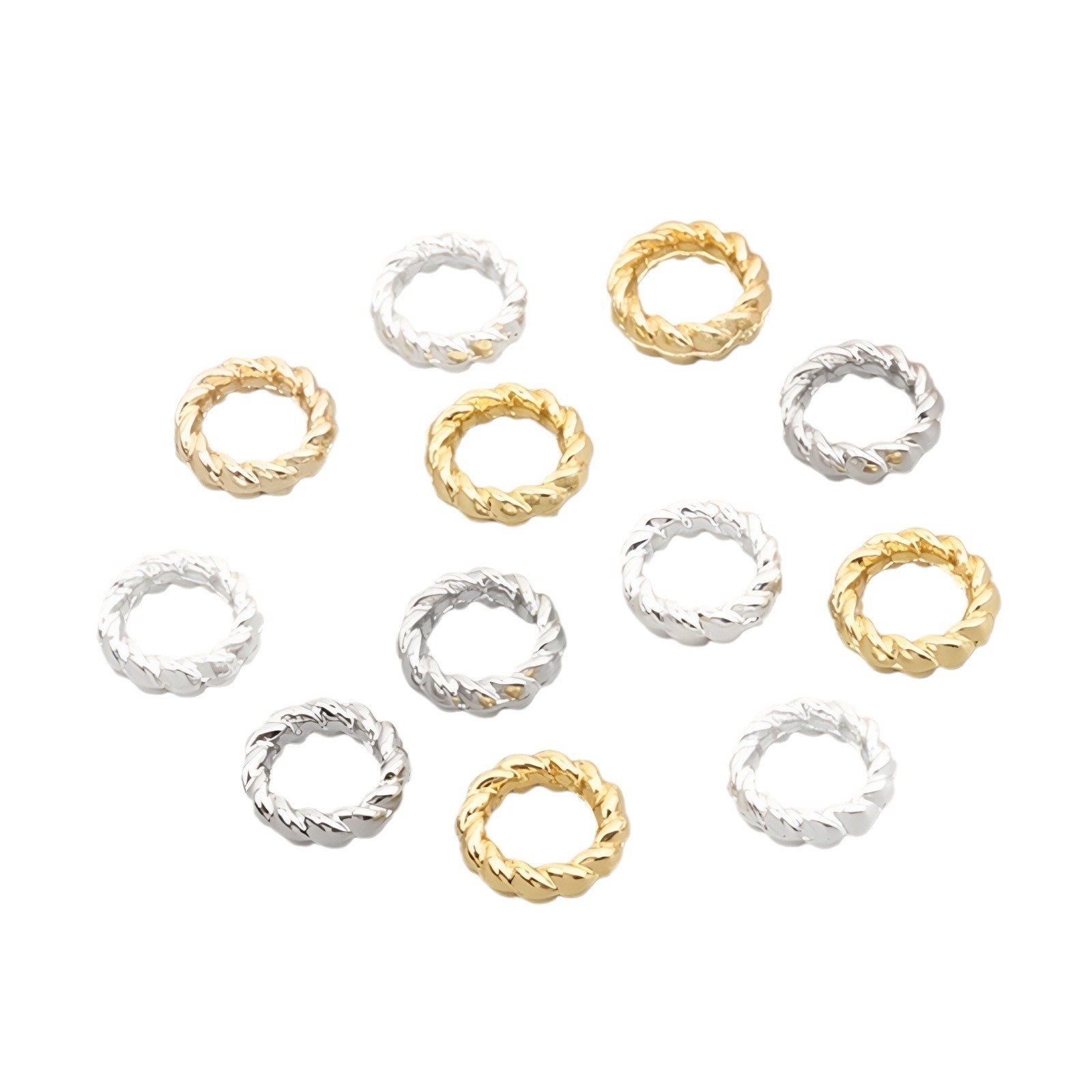 Twist Solid Closed Ring Diy Handmade Ornament Circle Accessories Handmade Special Materials ā Image 10