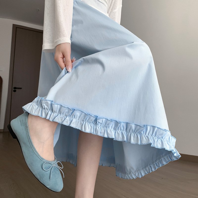 Stylishly Spliced High-waisted A-line Skirt That Flatters And Slimming ā Image 3