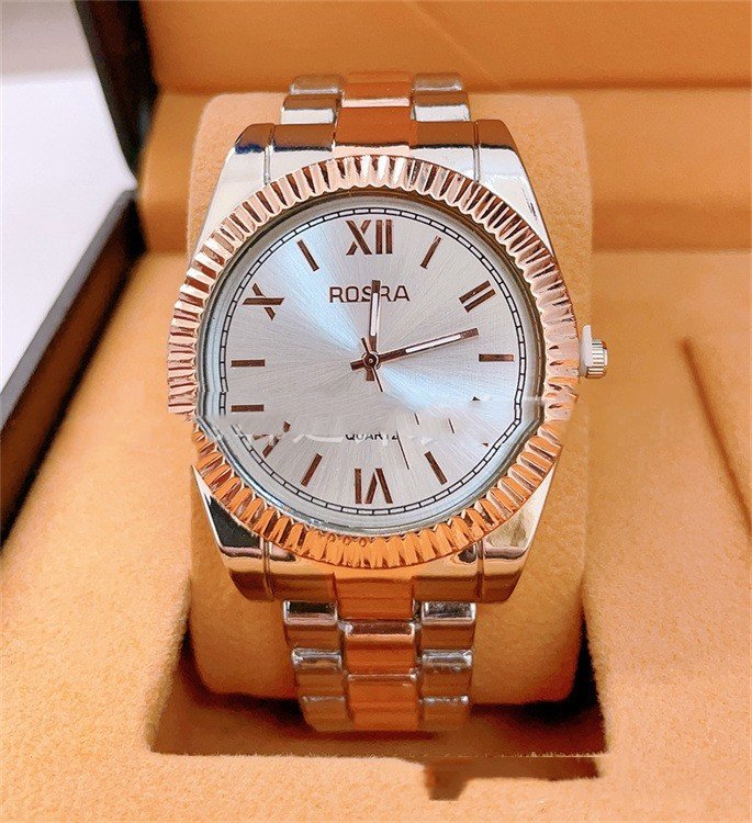 Foreign Trade Roman Scale Men's Steel Strap Watch In Stock Wholesale Rosra Fashion Fashion Quartz Couple Watch ā Image 9