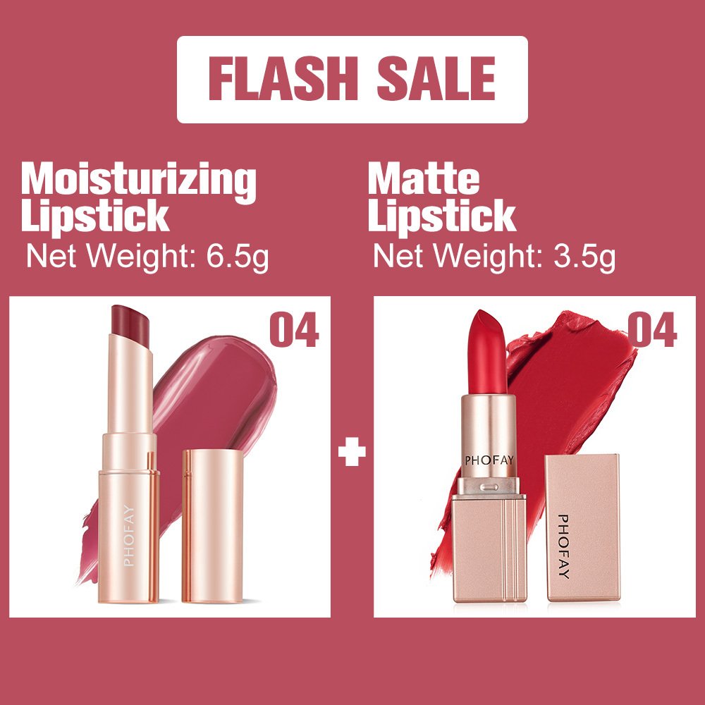PHOFAY Moisturizing Lipstick And Matte Lipstick ā Image 10