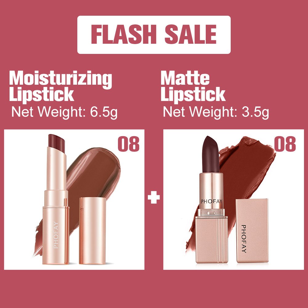 PHOFAY Moisturizing Lipstick And Matte Lipstick ā Image 2