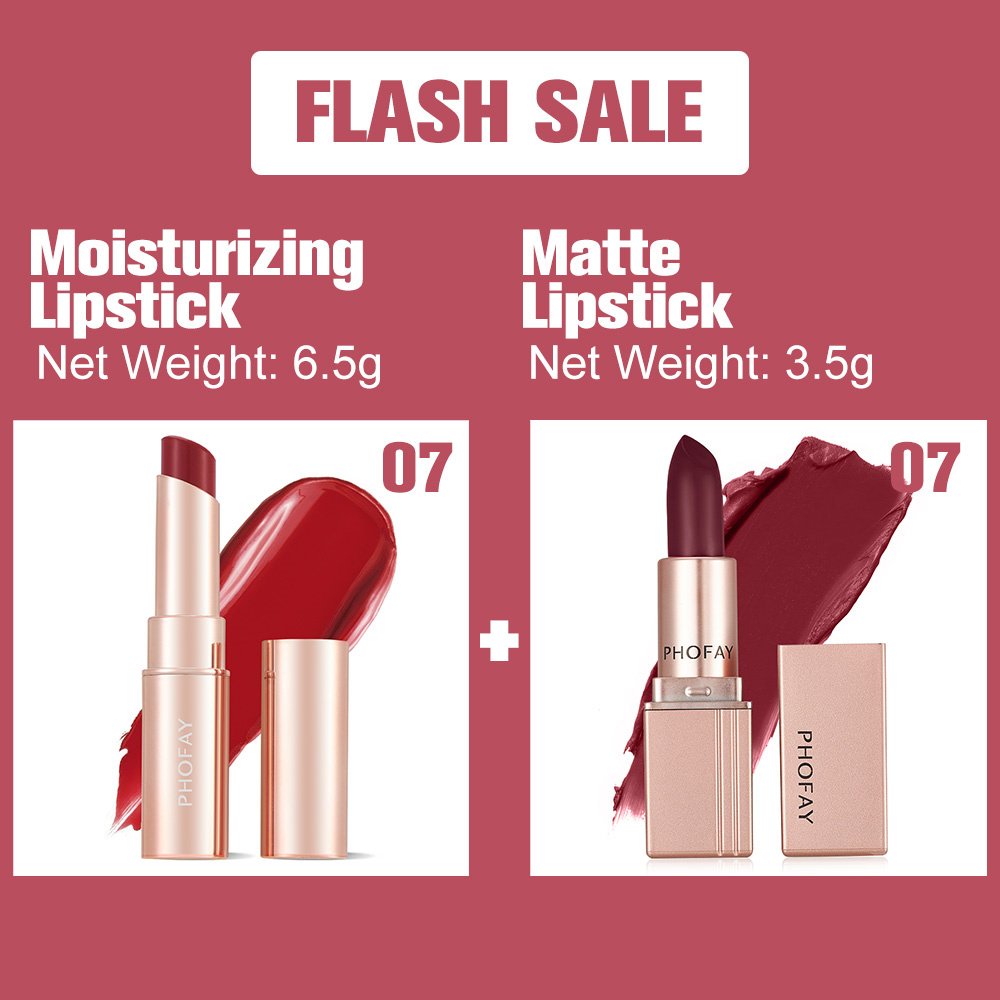 PHOFAY Moisturizing Lipstick And Matte Lipstick ā Image 3