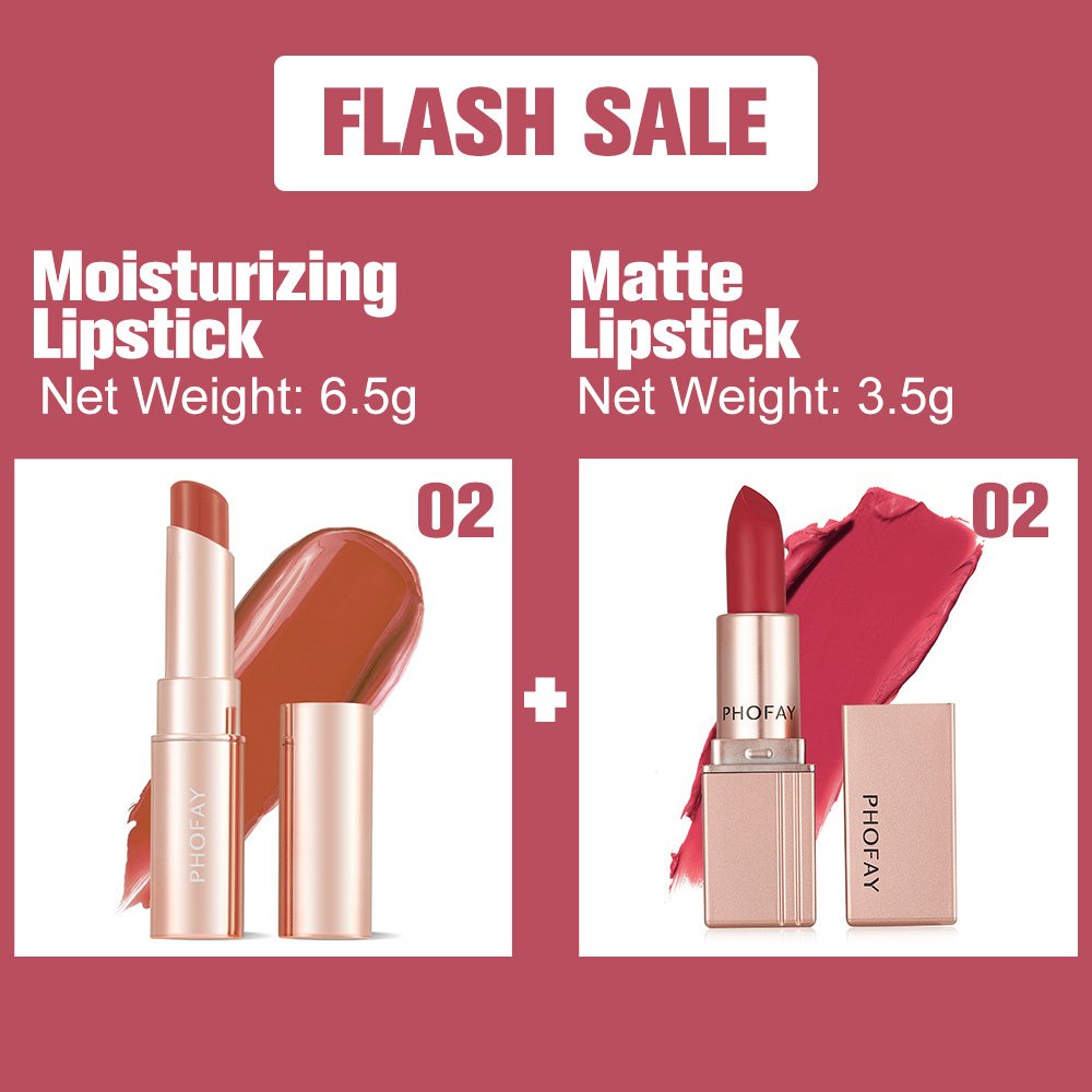 PHOFAY Moisturizing Lipstick And Matte Lipstick ā Image 7
