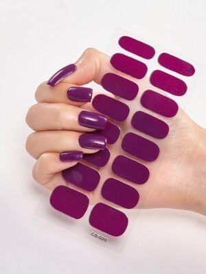 Nailart Sticker Pure Solid Color Self Adhesive Nail Sticker Nail Sticker set Nail Accesoires Nail Strips Full Beauty Adesivos