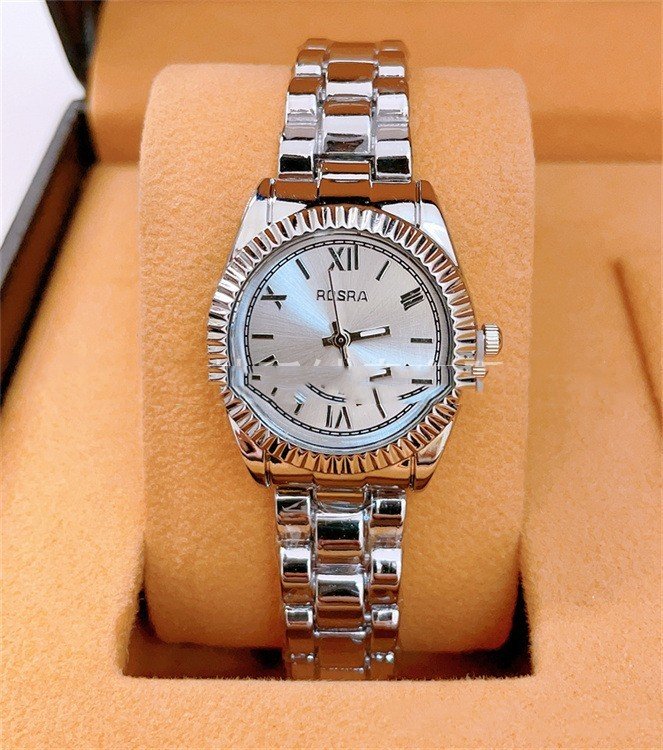 Foreign Trade Roman Scale Men's Steel Strap Watch In Stock Wholesale Rosra Fashion Fashion Quartz Couple Watch ā Image 2