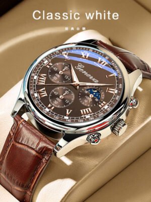 Business Quartz Sport Casual Belt Men's Watch