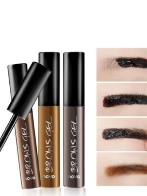 Peel Off Brown Black Eye Brow Tattoo Tint Waterproof Long-lasting Professional Eyebrow Gel Cream Mascara Eye Makeup Cosmetics