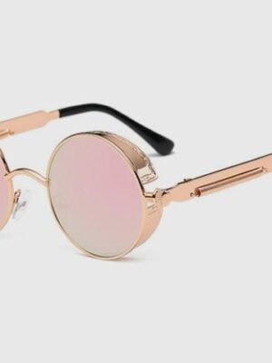 Austin Powers Vintage Round Metal Frame Sunglasses