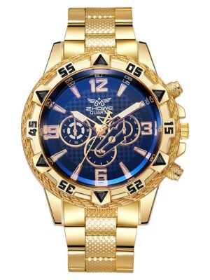 Blue Light Men's Steel Belt Quartz Watch