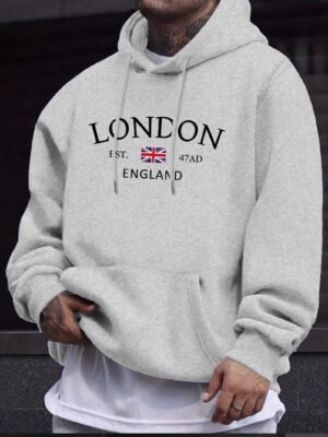 Fashion Personalized Printed Men's Hoodie Casual