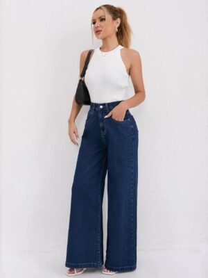 Cross-border 2026 European And American Foreign Trade Women's Clothing Autumn New Loose Casual Straight High-waisted Jeans