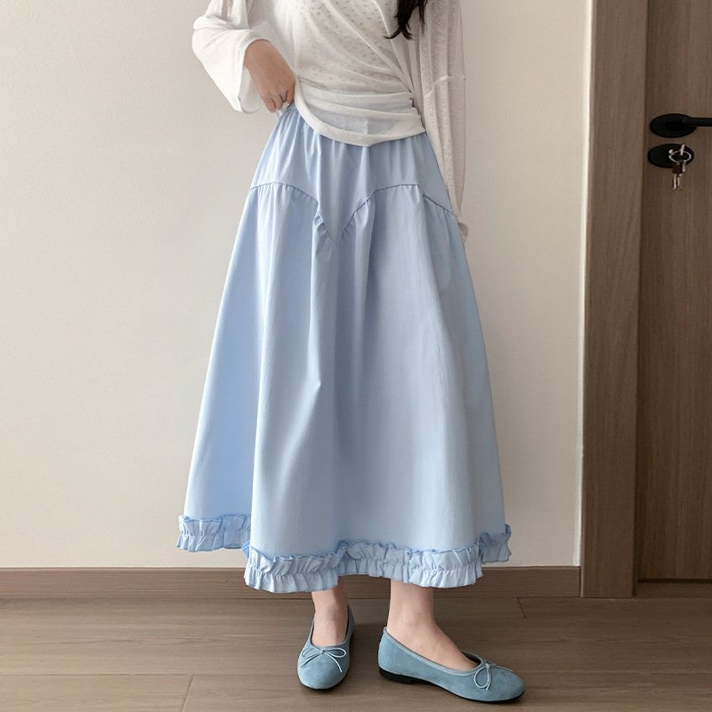 Stylishly Spliced High-waisted A-line Skirt That Flatters And Slimming ā Image 5
