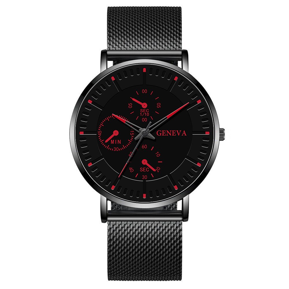 Korean Fashion Watch Men's Mesh Strap Simple ā Image 6