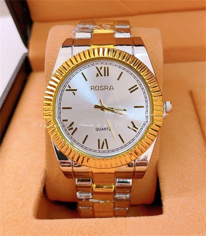 Foreign Trade Roman Scale Men's Steel Strap Watch In Stock Wholesale Rosra Fashion Fashion Quartz Couple Watch ā Image 5