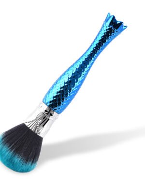 Single makeup brush makeup tool blue