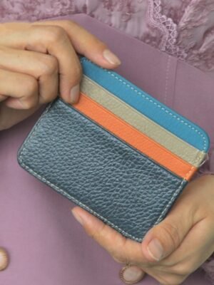 Small Round Elephant First Layer Cowhide Coin Purse Genuine Leather Card Holder