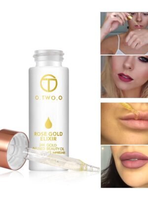 24k Rose Gold Elixir Skin Make Up Oil For Face Essential Oil Before Primer Foundation Moisturizing Face Oil Anti-aging