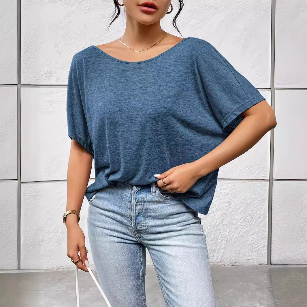 European And American Style Women Casual T-shirt – Image 2