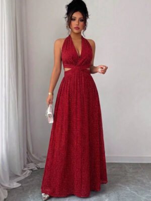 French-style Elegant Womens Beach Vacation Dress