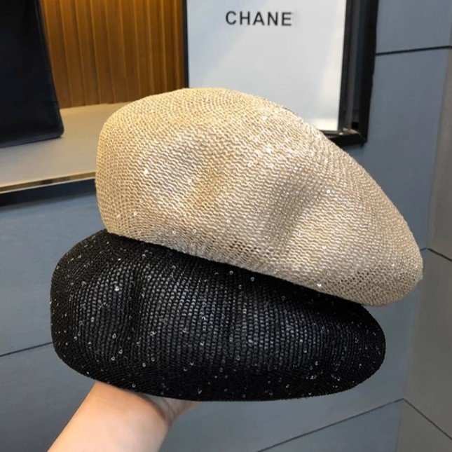 Sequin Beret, Korean-style Casual All-match Painters Cap ā Image 3