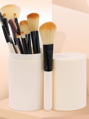 12 Pieces Of Cosmetic Brush Set, Cartridge Set, Cosmetic Tools