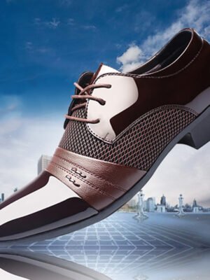 Fashionable Korean-style Leather Shoes For Men