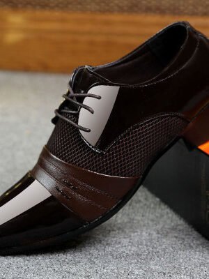 Men's Fashion Business Casual Shoes Formal Leather Shoes
