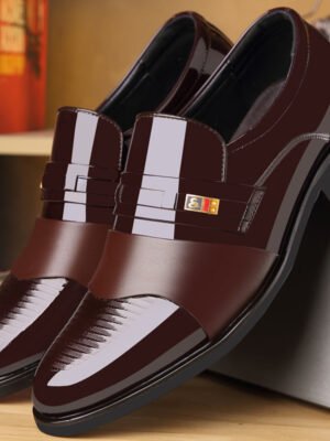 Set Of Black Casual Leather Shoes