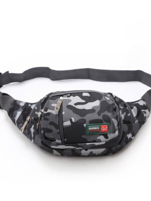 Leisure Sports Men's Waist Bag Outdoor Oxford Cloth Tide And Oxford Cloth Waterproof Multifunctional Waist Bag Wholesale