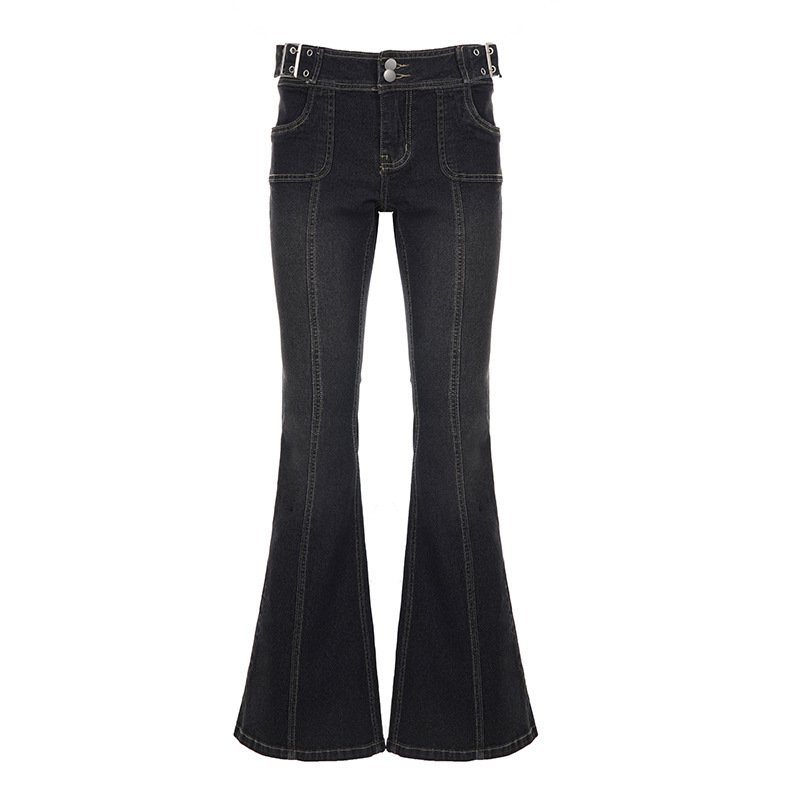 Retro Bootcut Black Jeans For Women ā Image 5