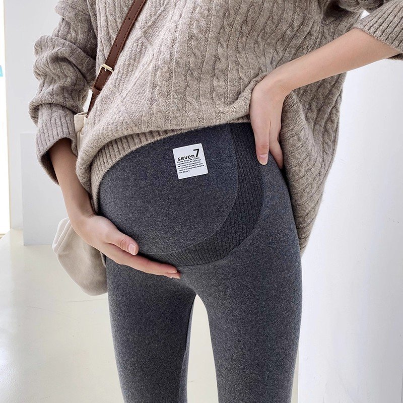 Not Tight Belly Casual Leggings High Elastic Maternity Belly Support Pants ā Image 3