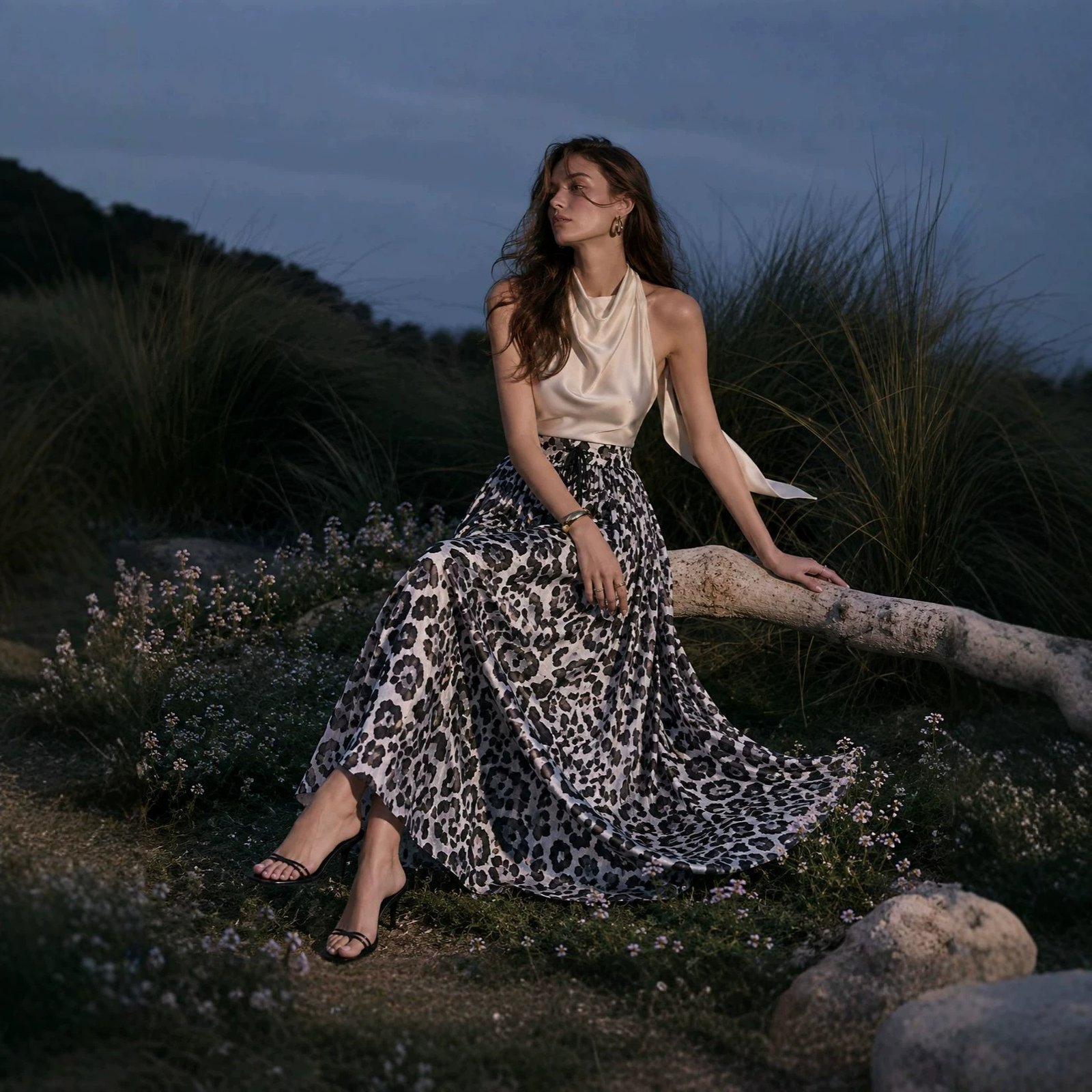 Womens Fashion Loose-Fit Sexy Printed Dress ā Image 3